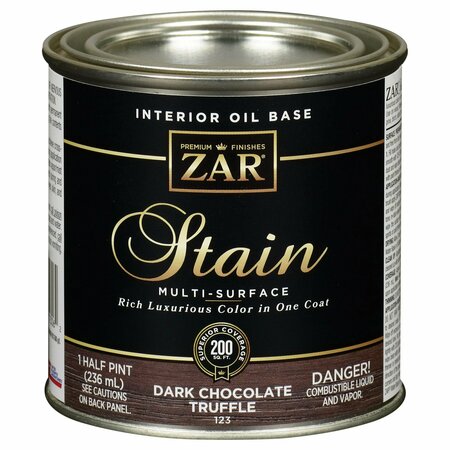 UNITED GILSONITE ZAR STAIN 1/2 PT D ARK CHOCOLATE TRUFFEL IN 12306